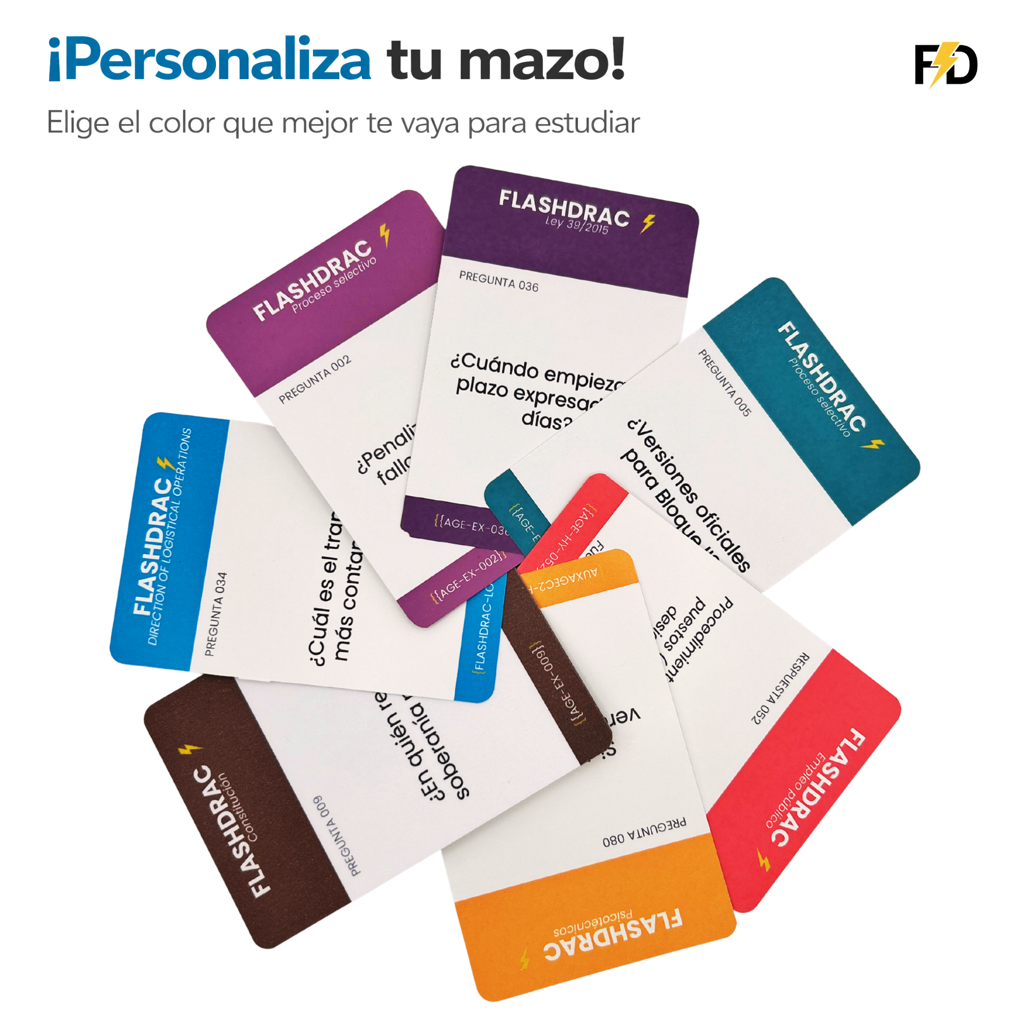 Flashcards Personalizadas desde tus Apuntes (PDF) Hecho a mano