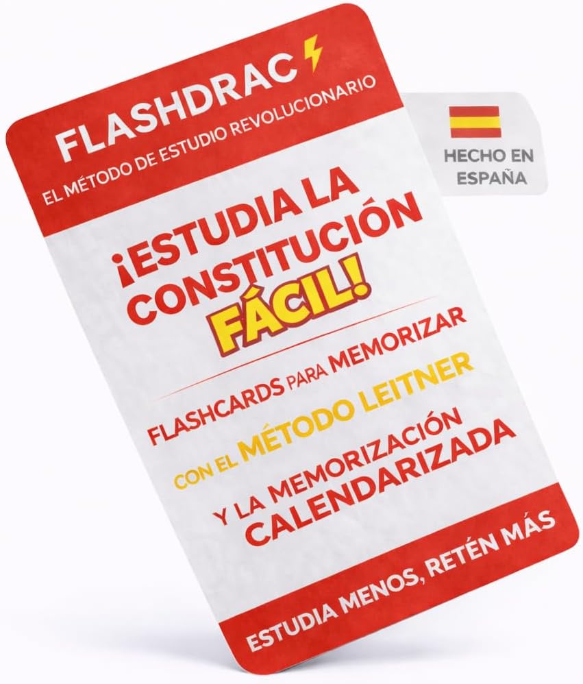 Flashcards Constitución Española 1978