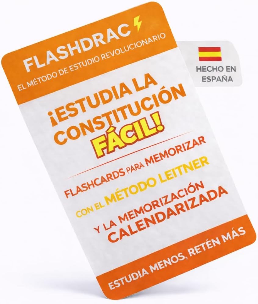 Flashcards Constitución Española 1978